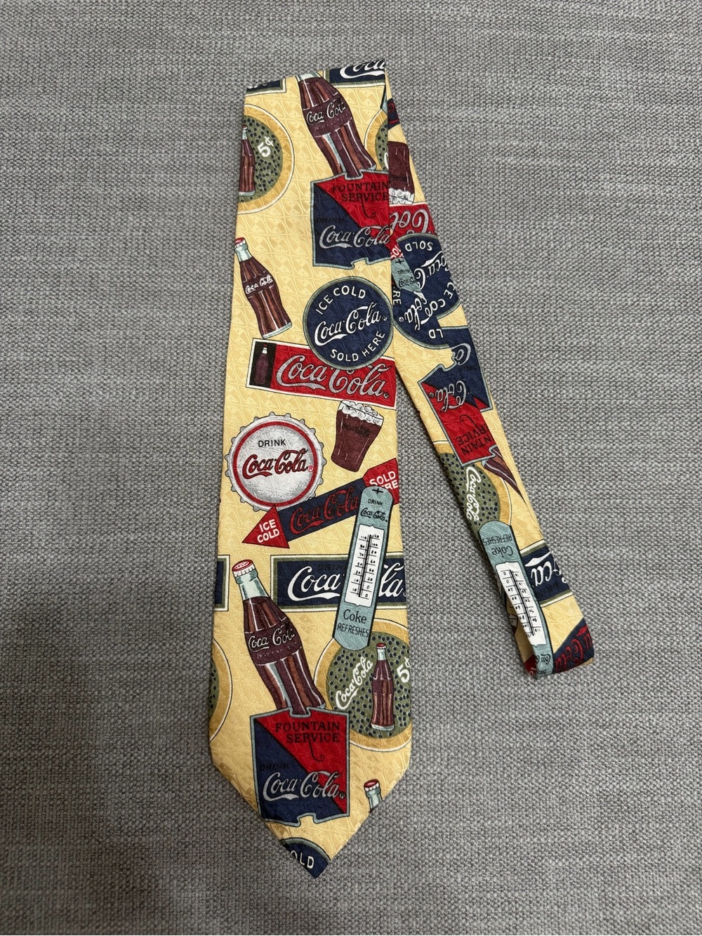 Coca-Cola Coke Necktie Retro Advertising Americana Novelty Collector Pop Art Tie